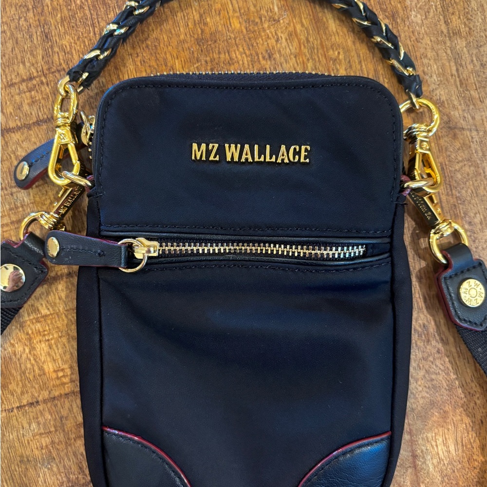 MZ Wallace Black Micro Crossbody Bag